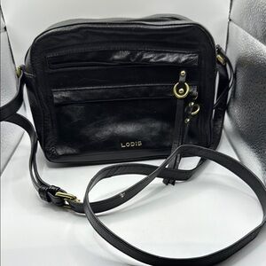 Lodis Elegant Black Crossbody Bag